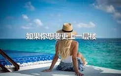 如果你想要更上一层楼