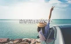 最悲情的感情句子