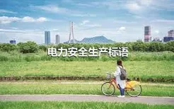 电力安全生产标语