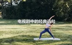 电视剧中的经典语句