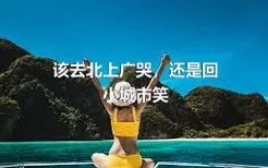 该去北上广哭，还是回小城市笑